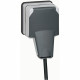 Розетка 2К+3 с защитными шторками и крышкой IP 66 - 16 A - 250 В - Legrand Plexo IP66 - арт. 090465
